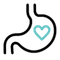 icono estómago y corazón