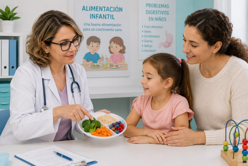 consulta para Alimentación Infantil y Problemas Digestivos en Niños
